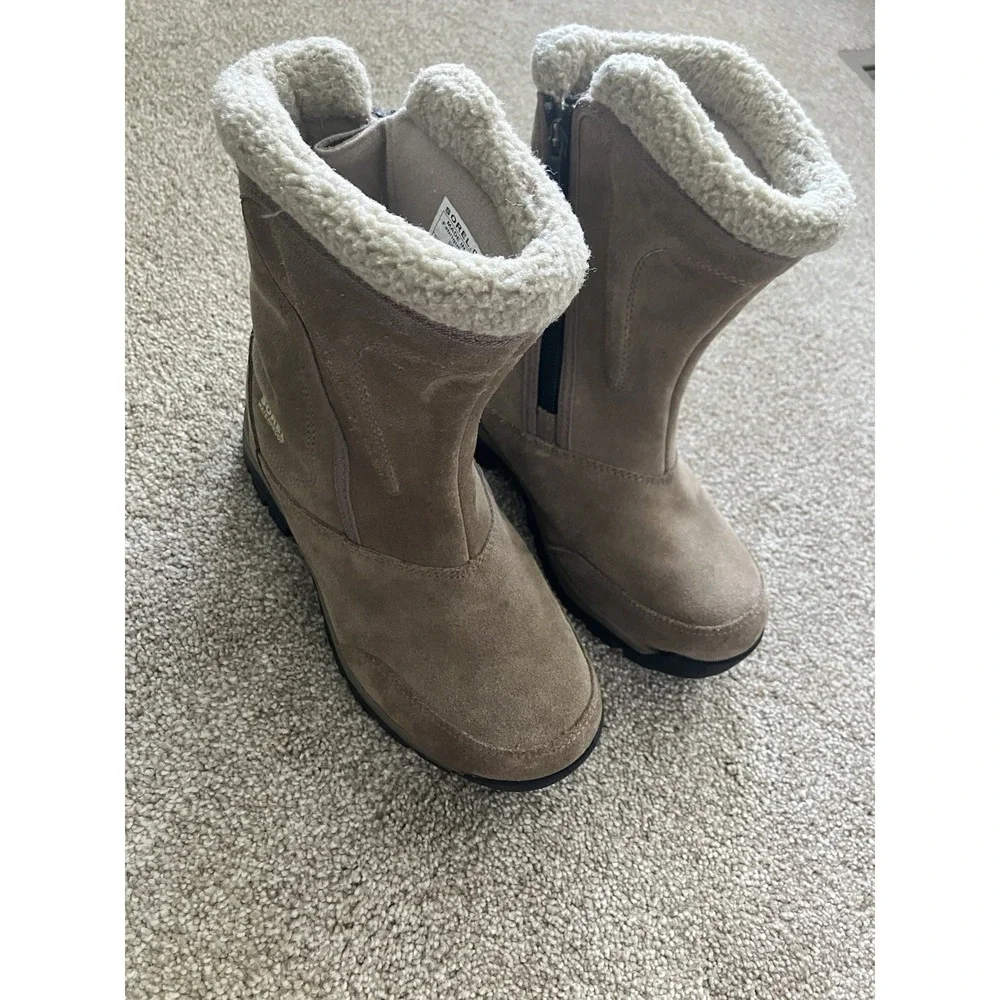 Sorel Waterfall NL1964-250 Tan Insulated Waterproof Suede‎ Winter Boots Womens 6